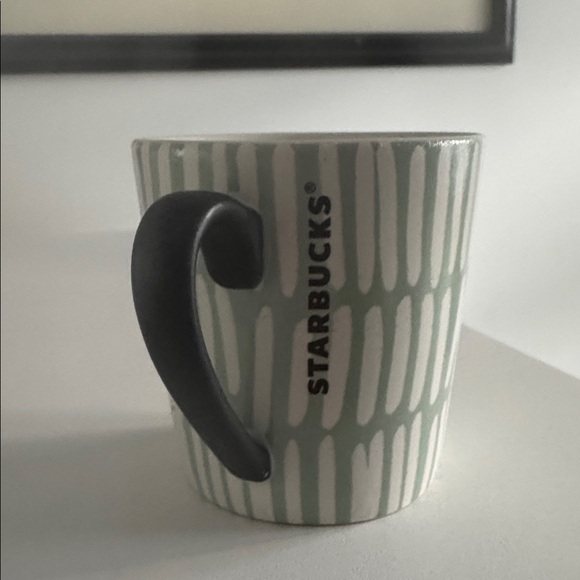 Starbucks 2016 Mint Green White Black Mug with Polar Bears 6oz - Picture 5 of 6